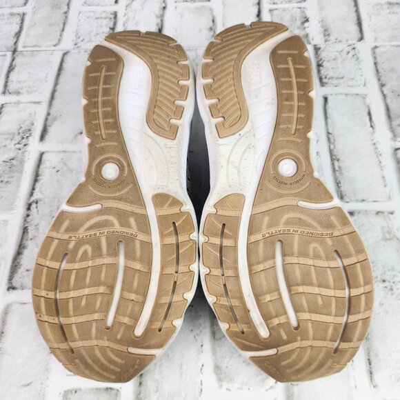 Brooks Glycerin Stealthfit 20 Women's Sz 10.5 B Gray Running Black Athletic Gym - Picture 8 of 10